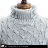 ケーブル編みタートルネックニットセーター インプローブス 春服 | improves | 詳細画像9 
