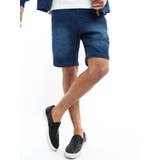 ブルー | カットデニムショートパンツ ズボン パンツ | improves