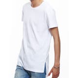 ホワイト | メンズファッション 半袖サーマルクルーネックロング丈Ｔシャツ トップス | improves