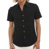 ブラック | メンズファッション リネンシャツ 半袖シャツ | improves
