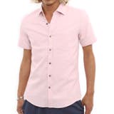 ピンク | メンズファッション リネンシャツ 半袖シャツ | improves