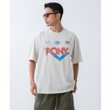 オートミール | 半袖Tシャツ メンズ PONY | improves