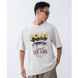 オートミール | 半袖Tシャツ メンズ PONY | improves