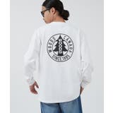 ホワイト | 長袖Tシャツ メンズ WOODS別注 | improves