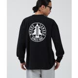 ブラック | 長袖Tシャツ メンズ WOODS別注 | improves