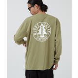 カーキ | 長袖Tシャツ メンズ WOODS別注 | improves