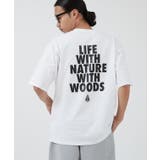 ホワイト | 半袖Tシャツ メンズ WOODS別注 | improves