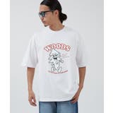 ホワイト | 半袖Tシャツ メンズ WOODS別注 | improves