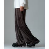 ワイドパンツ メンズ ベロア素材 | improves | 詳細画像9