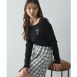 12Gブローチ付オフショルニット | INGNI | 詳細画像10