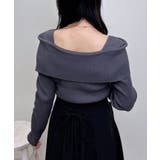 12Gブローチ付オフショルニット | INGNI | 詳細画像19