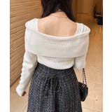 12Gブローチ付オフショルニット | INGNI | 詳細画像5