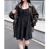 クロ | 【WEB限定】レースティアードミニキャミワンピース | INGNI 