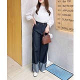 ジャガードキャンディースリーブブラウス | INGNI  | 詳細画像13 