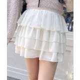 オフホワイト | シアーフリルミニスカパン | INGNI