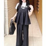 クロ | 麻調キャミ+パンツセットアップ | INGNI