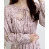 デコルテオープン花柄ワンピース | INGNI  | 詳細画像7 