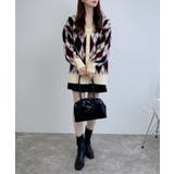 7Gアーガイル柄JQロングニットカーディガン | INGNI  | 詳細画像5 