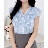 サックス | フリルシアーノースリBL | INGNI