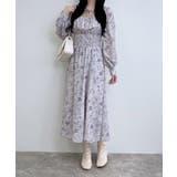 デコルテオープン花柄ワンピース | INGNI  | 詳細画像10 