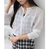 オフホワイト/オフホワイト | 胸ロゴシアーニットCD | INGNI