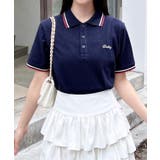 コン | 胸ロゴクロップドポロシャツ | INGNI