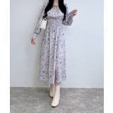 デコルテオープン花柄ワンピース | INGNI  | 詳細画像11 