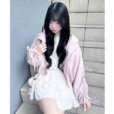ピンク | 袖レースUPクロップド丈マンパー | INGNI