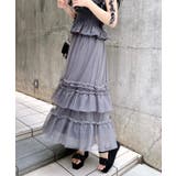 グレー | チュールフリルスカート | INGNI