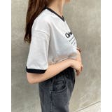 ふくれ刺繍リンガー半袖T | INGNI | 詳細画像23