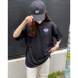 クロ | BACK発泡サークルロゴ半袖T                   | INGNI 