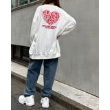 Backハートロゴ裏毛チュニック | INGNI | 詳細画像6