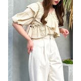 【WEB限定】楊柳フリルオフショルブラウス | INGNI | 詳細画像9