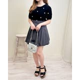 12Gフラワーケーブル半袖ニット | INGNI  | 詳細画像22 