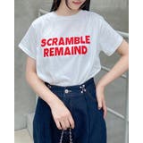 オフホワイト/アカA | 【WEB限定】ロゴプリントTシャツ | INGNI