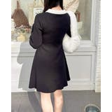 12G PBTリブ衿フェザーニットOP | INGNI  | 詳細画像3 