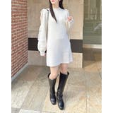 7Gフェザー肩開きリボンニットOP | INGNI  | 詳細画像6 