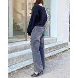 クラッシュデニムワイドパンツ | INGNI  | 詳細画像4 