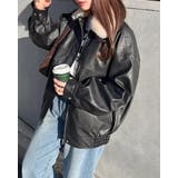 ファーティペット付フェイクレザーブルゾン | INGNI | 詳細画像4