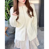 オフショルジップニットカーディガン | INGNI  | 詳細画像7 