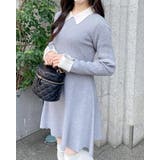 衿付ニットワンンピース | INGNI | 詳細画像7