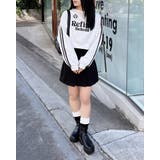 袖レースラインショート裏毛トップス | INGNI | 詳細画像10