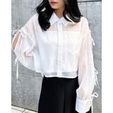 袖リボンラメシアーショートシャツ | INGNI | 詳細画像10