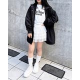 袖レースラインショート裏毛トップス | INGNI | 詳細画像6