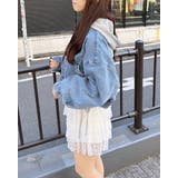 クロップドデニムジップジャケット | INGNI | 詳細画像8