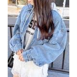 クロップドデニムジップジャケット | INGNI | 詳細画像9