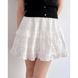 コットンレースティアードミニスカパン | INGNI  | 詳細画像1 