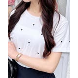 【WEB限定】ハート刺繍T | INGNI | 詳細画像4