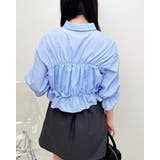 【WEB限定】フリルリボンショート5分袖シャツ | INGNI | 詳細画像9