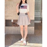 【WEB限定】国旗柄ジャガード半袖ニット | INGNI  | 詳細画像6 